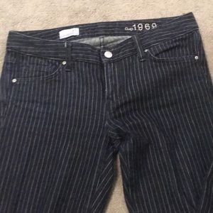 Gap Striped Jeans
